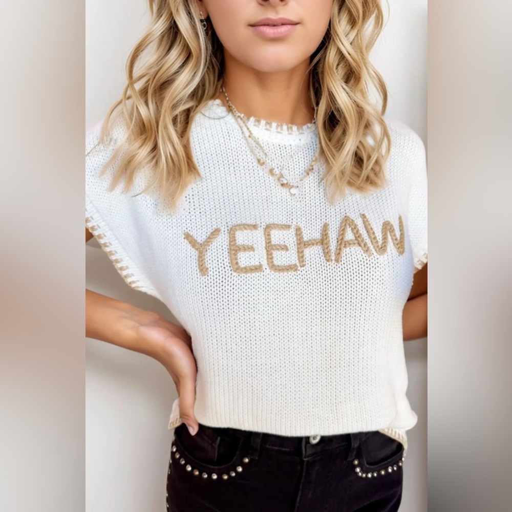 NWT YEEHAW Sweater